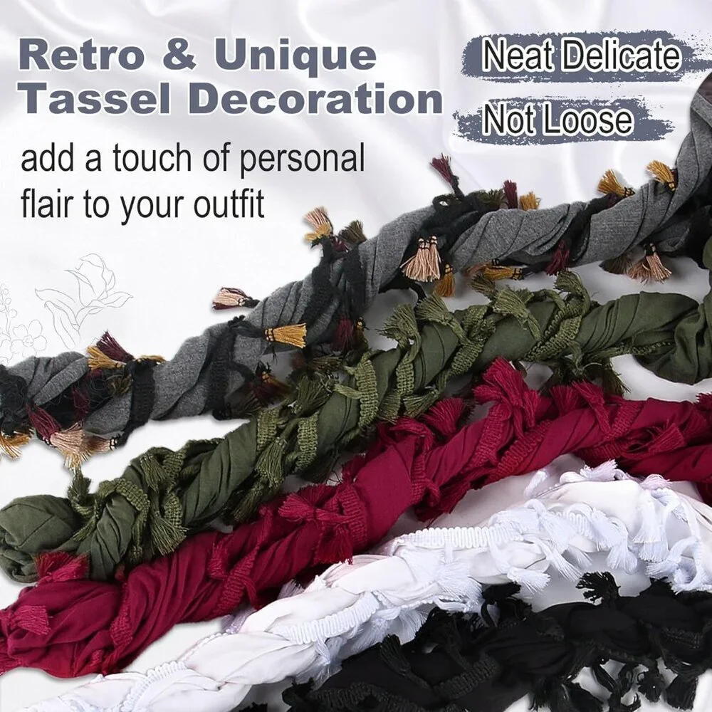 Satin Lined Halo Turban Durag for Men Women Twisted Design Casual Formal Wear